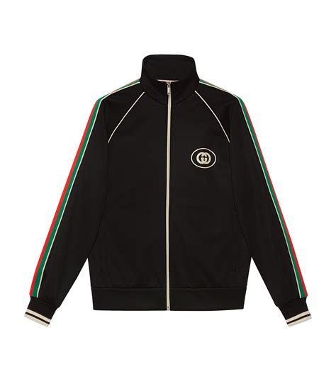 gucci web striped track jacket